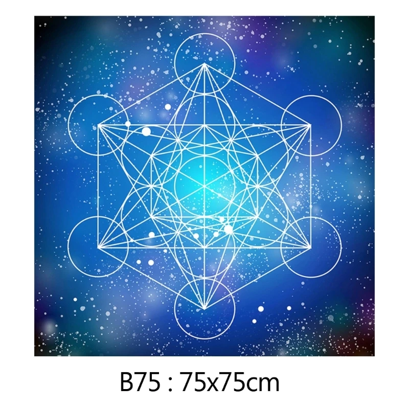 Square Pendulum Divination Altar Tablecloth Board Game Tarot Pad Table Cloth Astrology Oracles Board Mat Dropshipping