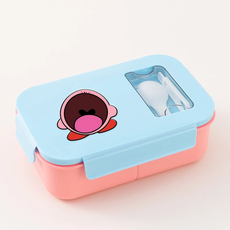 スターカービィ弁当箱 カトラリー付き 男の子 女の子 かわいい アニメ柄 弁当箱 子供 大人 ファッション 漫画 ライスボックス 食品容器