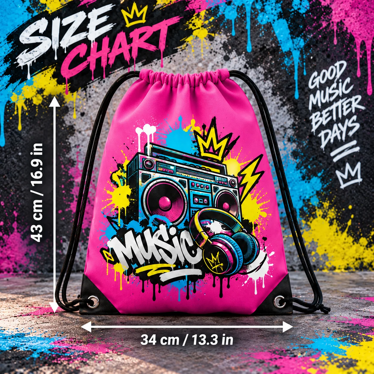 Custom Chunya Textile Drawstring Backpack Personalized Lightweight Gym Sack for Sport Travel Hiking School Outdoor