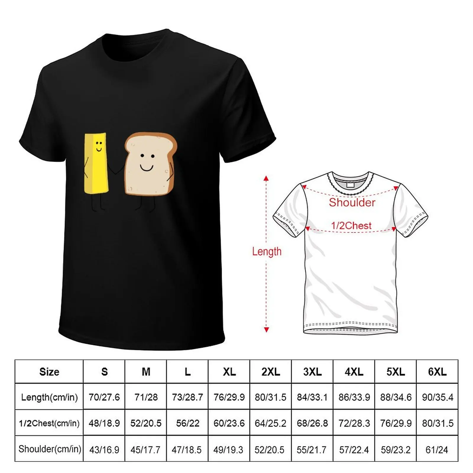 Bread and Butter T-Shirt Big and Tall Solid Color T-Shirt