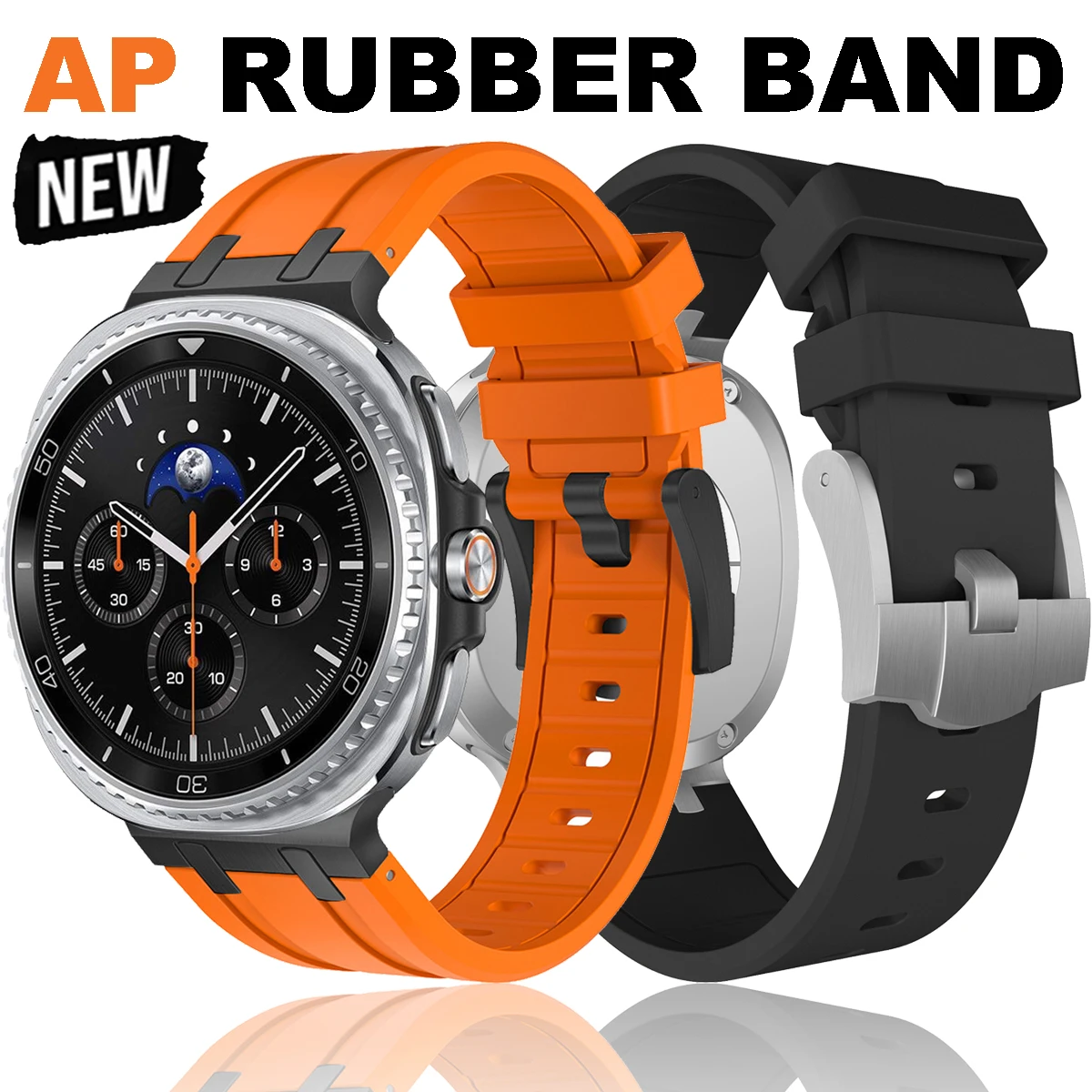

Rubber Band For Galaxy Watch Ultra 47mm Strap Sport Breathable Correa For Samsung Galaxy Watch 8 40 44mm 8 Classic 46mm Bracelet