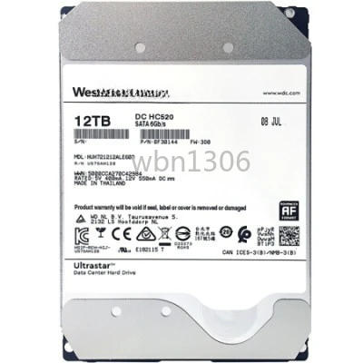 12T enterprise-grade helium WD12TB monitoring NAS array 12t desktop machinery 7200 rpm, second-hand disassembly hard disk