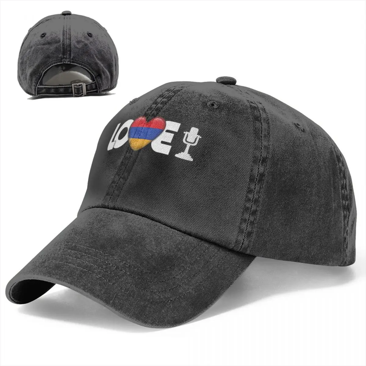 Love Armenia - Eurovision Song Contest Baseball Caps Peaked Cap Ladaniva Sun Shade Hats for Men