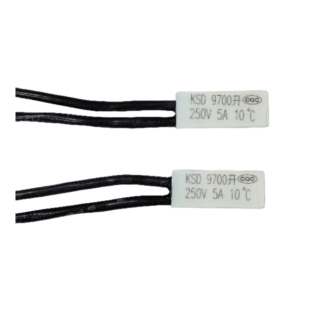 

KSD9700 Thermal Protector Temperature Control Switch for Overheat Protection with 20C to 150C Range 250V 5A Rating