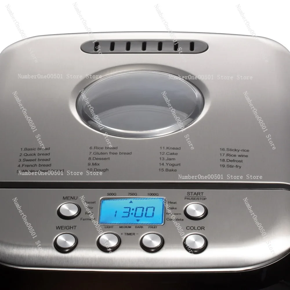 European multi-functional smart bread machine automatic noodle fermentation steamed bread machine, toaster cake baking machine