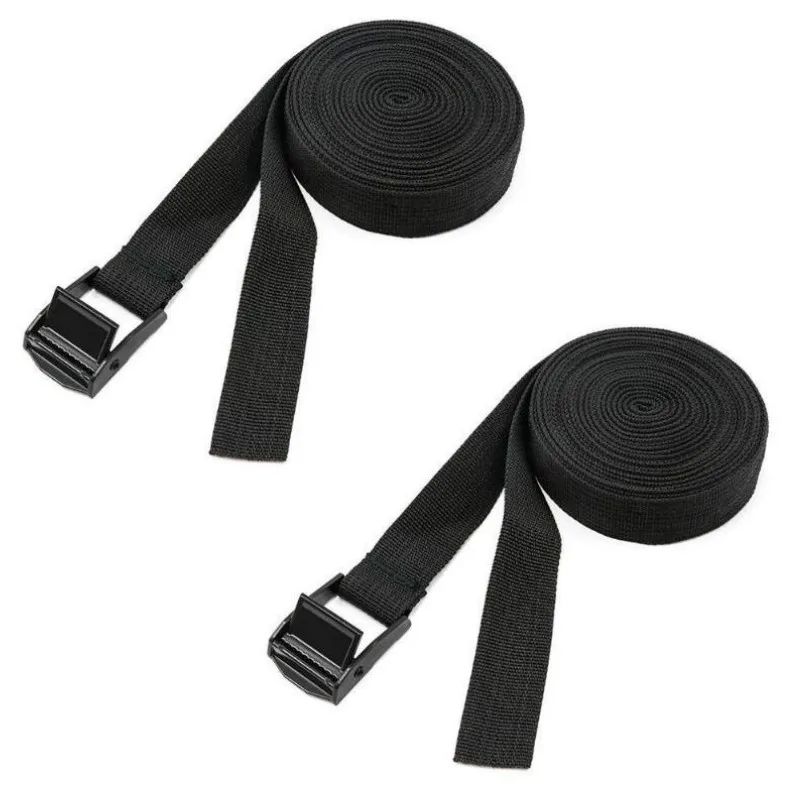 3m/4m Luggage Buckle Mooring Belt Cargo Straps Car Roof Rack  Polyester Tie DownTension Rope Lashing Strap for Boat Cargo