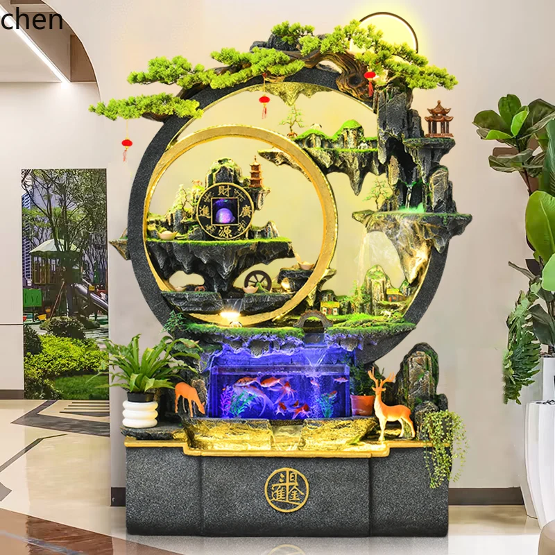  floor rockery flowing water ornament tea room opened humidifier fountain circulating water landscape