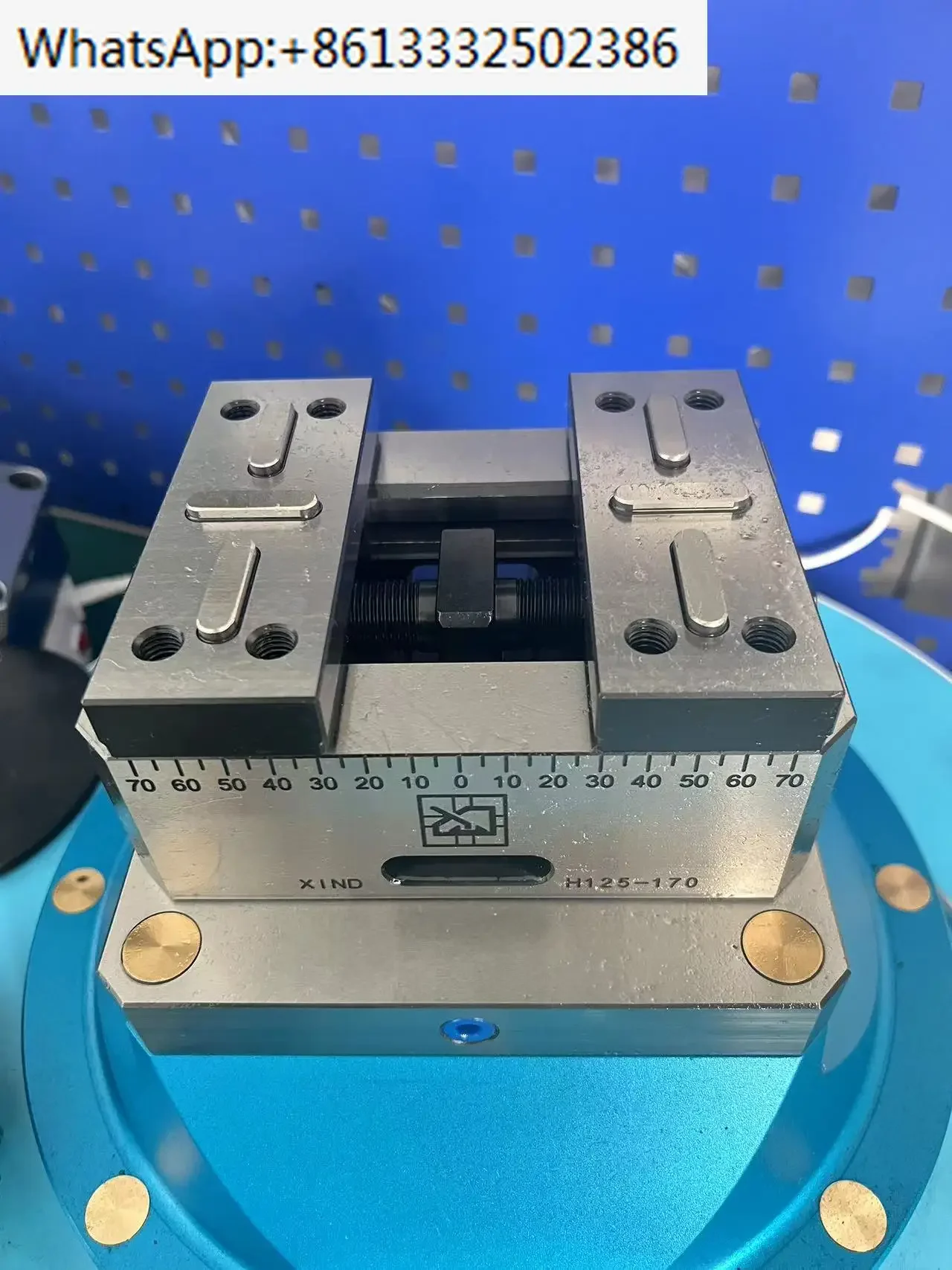 CNC five-axis special self-centering vise precision heavy fixture bidirectional centering bench vice