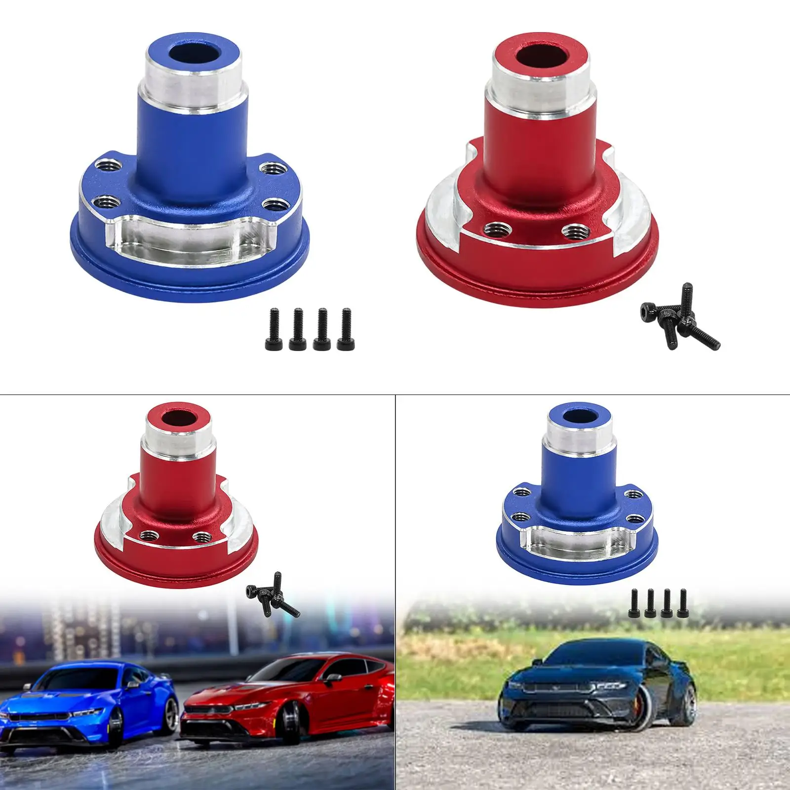 1/10 RC سيارة مستقيم رمح المحمولة سهلة التركيب عالية الأداء استبدال المهنية قوي ملحق RC قطع غيار السيارات