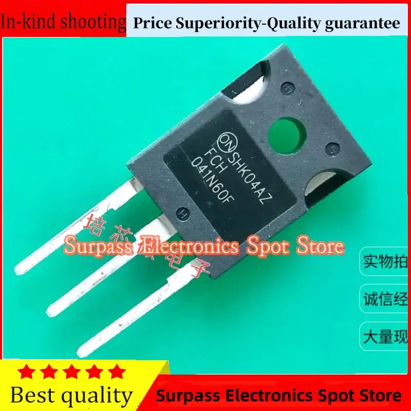 50PCS-100PCS  FCH041N60F FCH041N60E  76A/600V Price Superiority-Quality guarantee