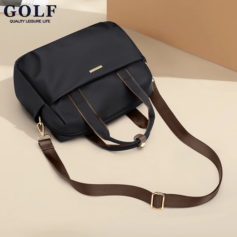

GOLF Waterproof Oxford Cloth Women Handbag New Style Ladies Fashion Shoulder Tote Bag Large Capacity Commuting Women's Bag