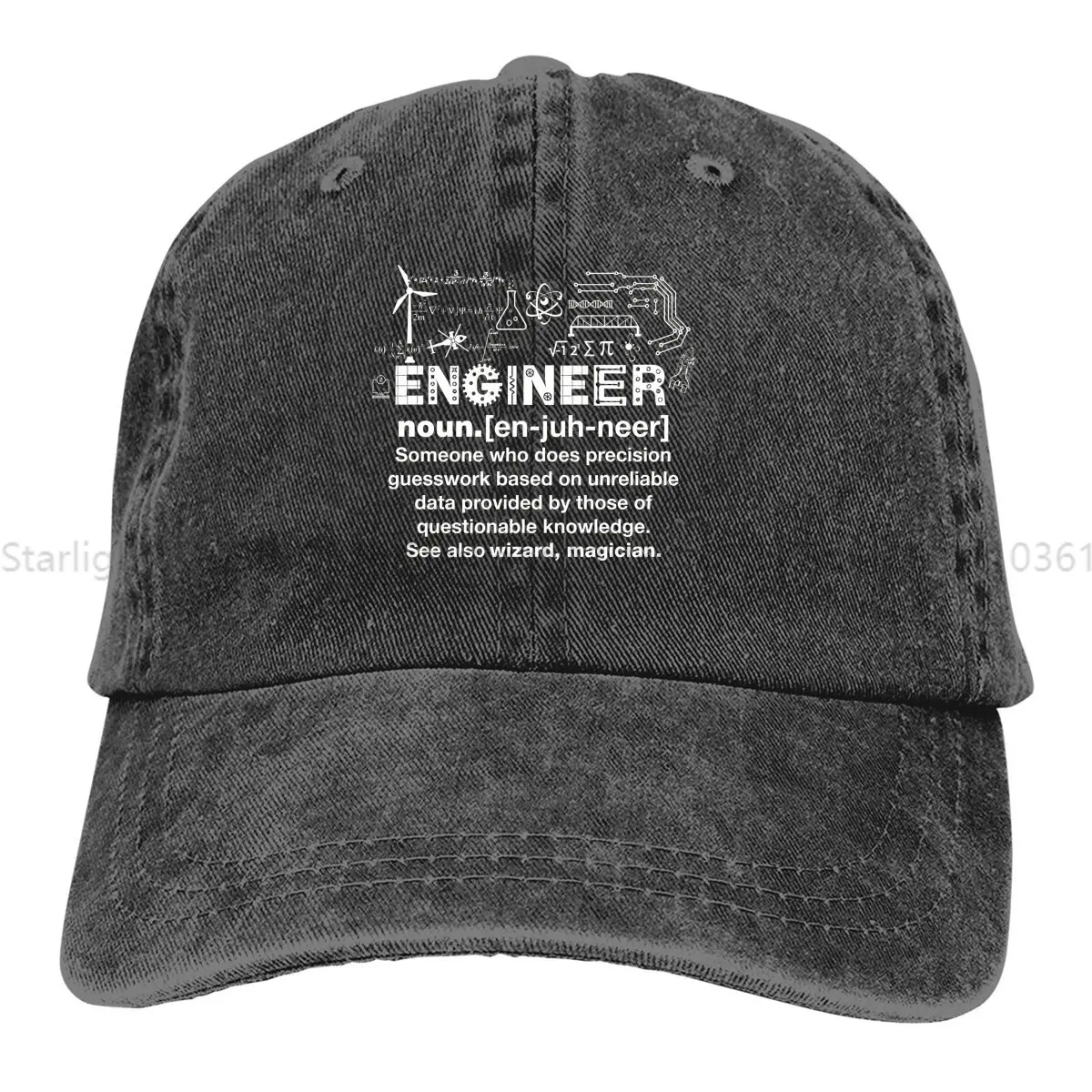 

Humor Definition Baseball Caps Peaked Cap Engineer Sun Shade Cowboy Hats for Men Trucker Dad Hat