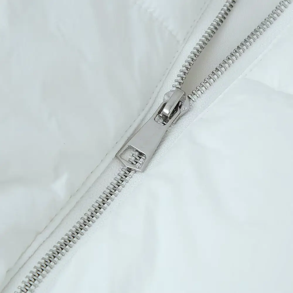 Women's Solid Color Warm Coat Winter Fashion Simple Versatile Fur Collar Hooded Cotton Jacket Zipper Pockets Loose Fit Outwear