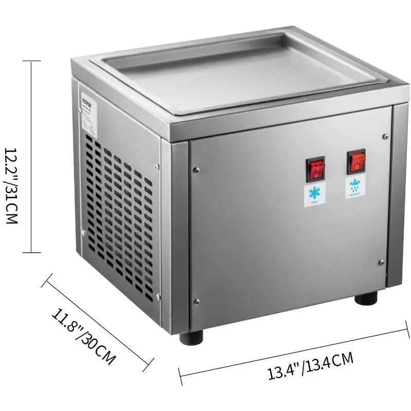 Petite machine à rouler la crème glacée frite, livraison directe en usine de haute qualité