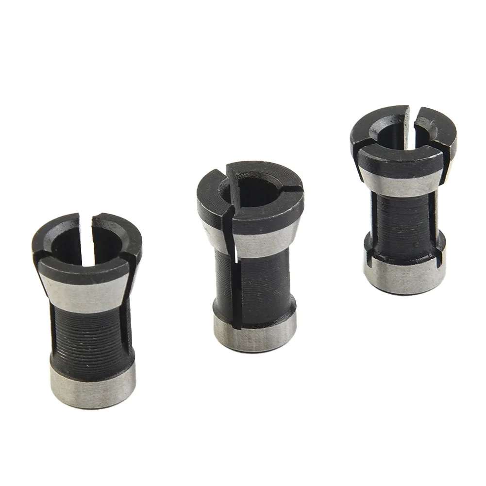 Useful Woodworking Cutter Electric Router 4pcs Woodworking Accessories 6/6.35/8mm Collet M15 Screw Nut Milling Cutter