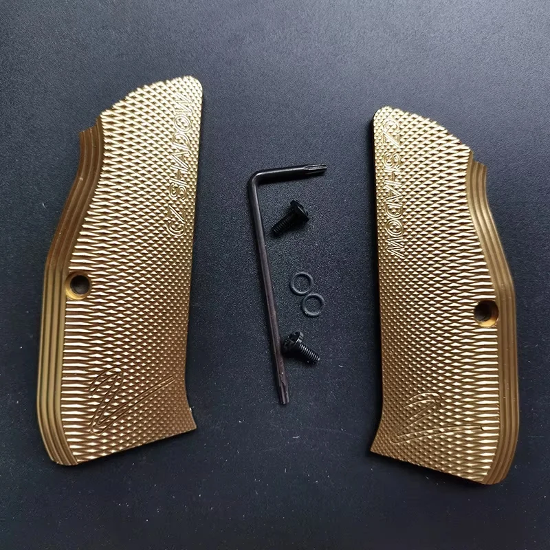 5 Colors 3 Types Aluminium Alloy CZ75 Grips Handle Patches for CZ 75 Full Size, SP-01 Series Shadow 2 75B BD,DIY Making Scales view 4