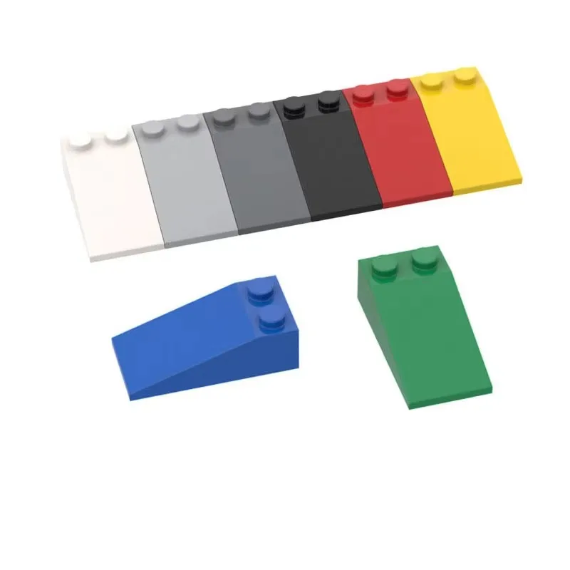 

10 шт. 30363 Slope18 2 x 4 отверстия, косые 2 колонны, блок Moc, совместимый с кирпичом, детская игрушка «сделай сам»