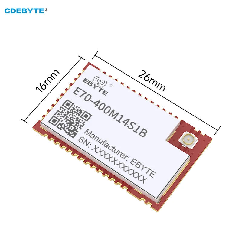 CC1312R 433/470MHz SoC Wireless Module CDEBYTE E70-400M14S1B 14dBm RSSI SMD Module 1.5KM Support ISM Band