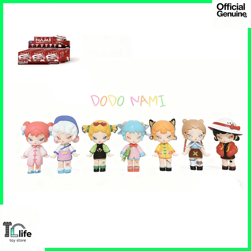 

DODO NAMI Trend Block OOTD Series Blind Box Mysterry Box Ретро Stlye Аниме Фигурки Ограниченная серия Декор Игрушка Взрослый ребенок Подарочная кукла