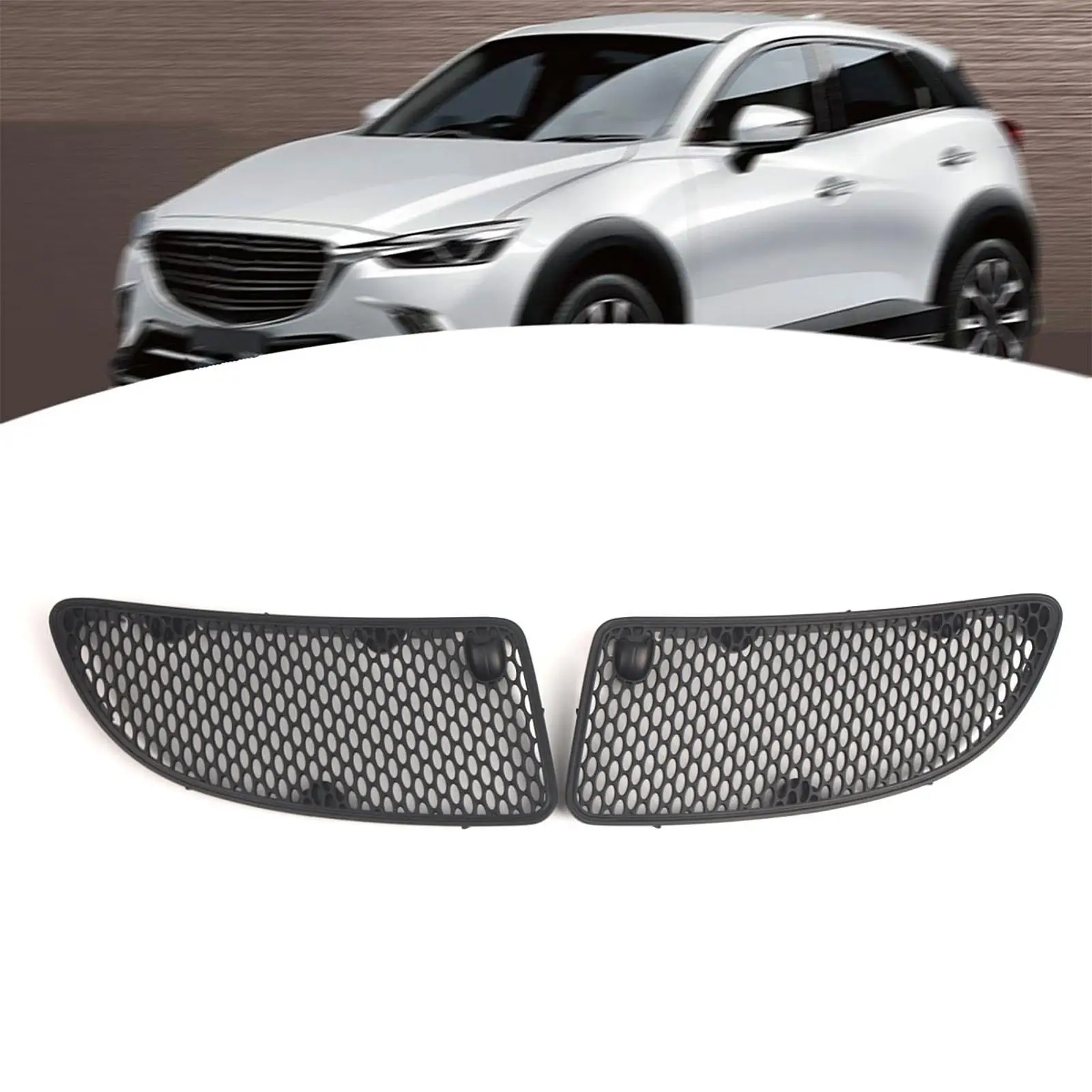 2Pcs Car Hood Vent Grille 1718800385 Hood Scoop for Mercedes Benz