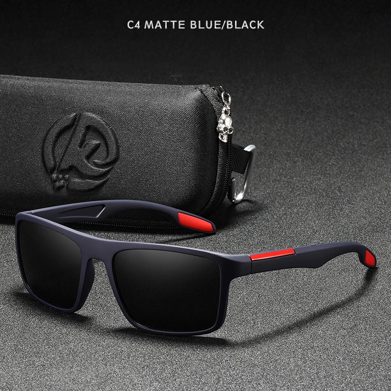 KDEAM Polarisierte, rechteckige Sonnenbrille für Herren, ultraleicht, ideal für den Einsatz im Freien, für lange Tage und verschiedene Lebensstile. – Detail 22