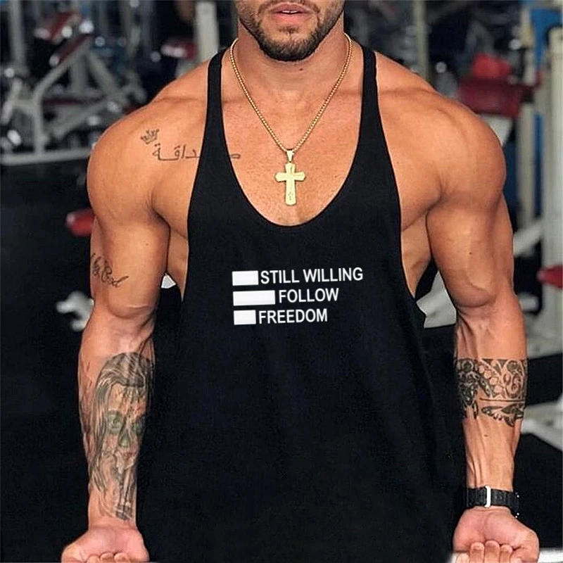 

Men's Gym Racerback Stringer Vest – Muscle Tank Top, Breathable Stylish for Bodybuilding, Intense Workout & Athletic Appeal