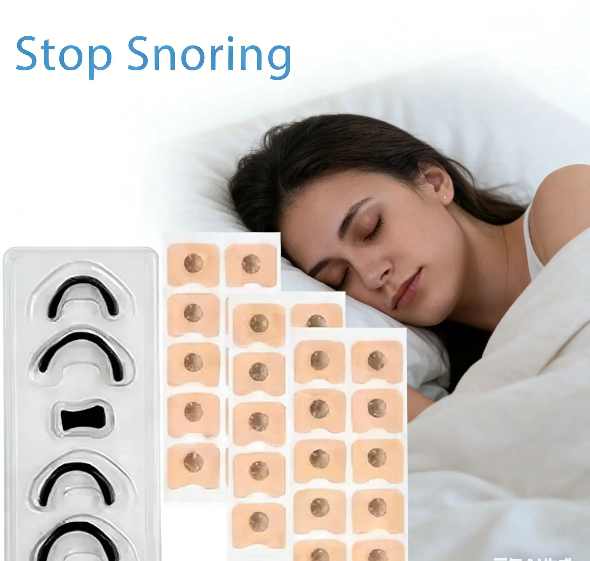 

Nasal Breathing Dilators Starter Kits,Anti-snoring Nasal Strips,Magnetic Nose Strips,Increase Sports Air Improve Sleeping