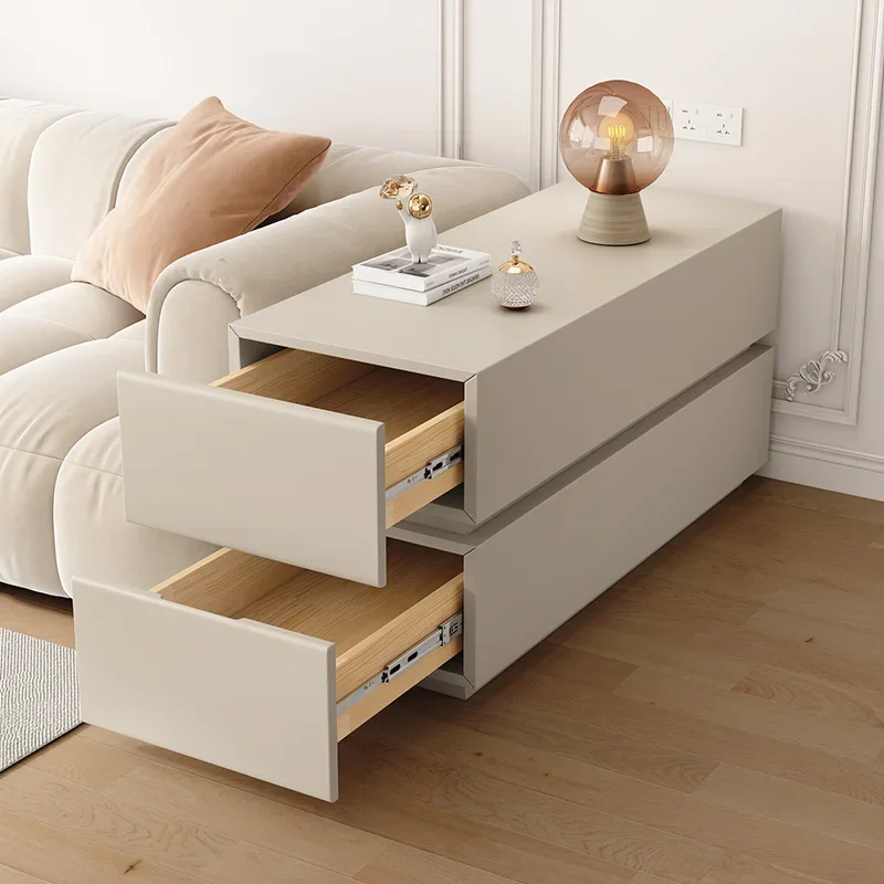 #Minimalist Modern Aesthetic Side Table Luxury Nordic Space Savg Coffee Table Storage Design Funky Mesa Auxiliar Unique Furnitur