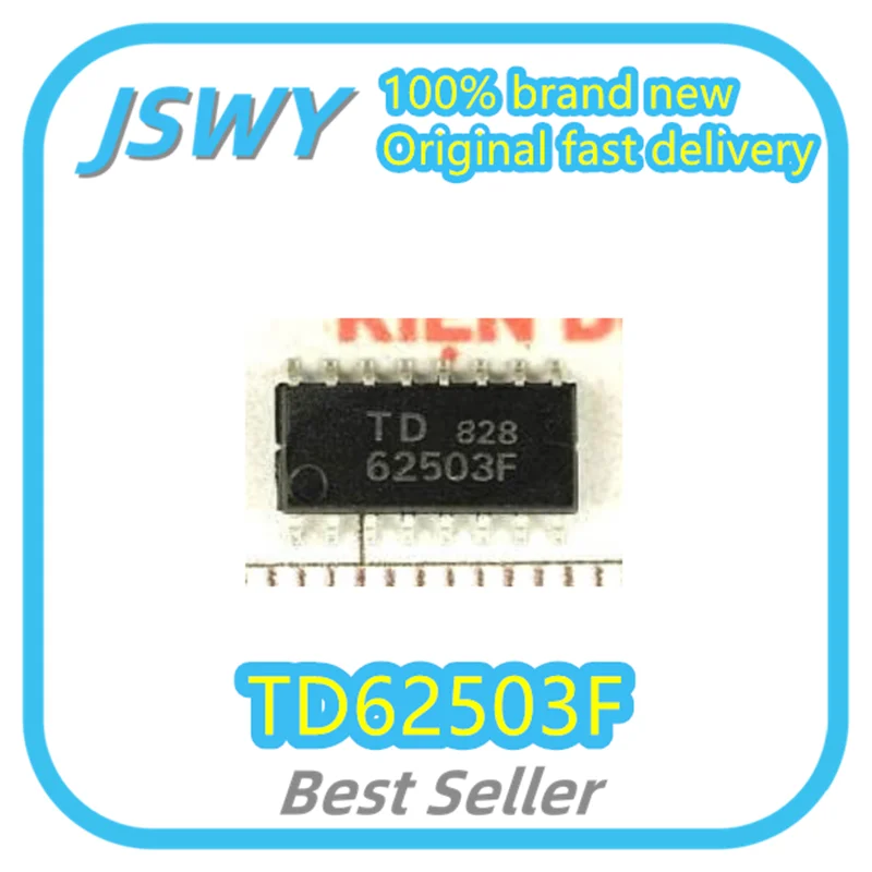 (10/50pcs) TD62503F TD62503 Silkscreen 62503F SOP16 Seven MCU Driver IC Brand New and Original Ships Bestselling item