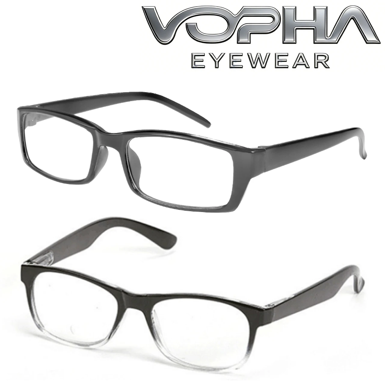 VOPHA One Power Auto Focus Reading Glasses Readers, Anti Blue Light, Vision Auto Adjust Glasses From .5X to 2.5X, for Men Women