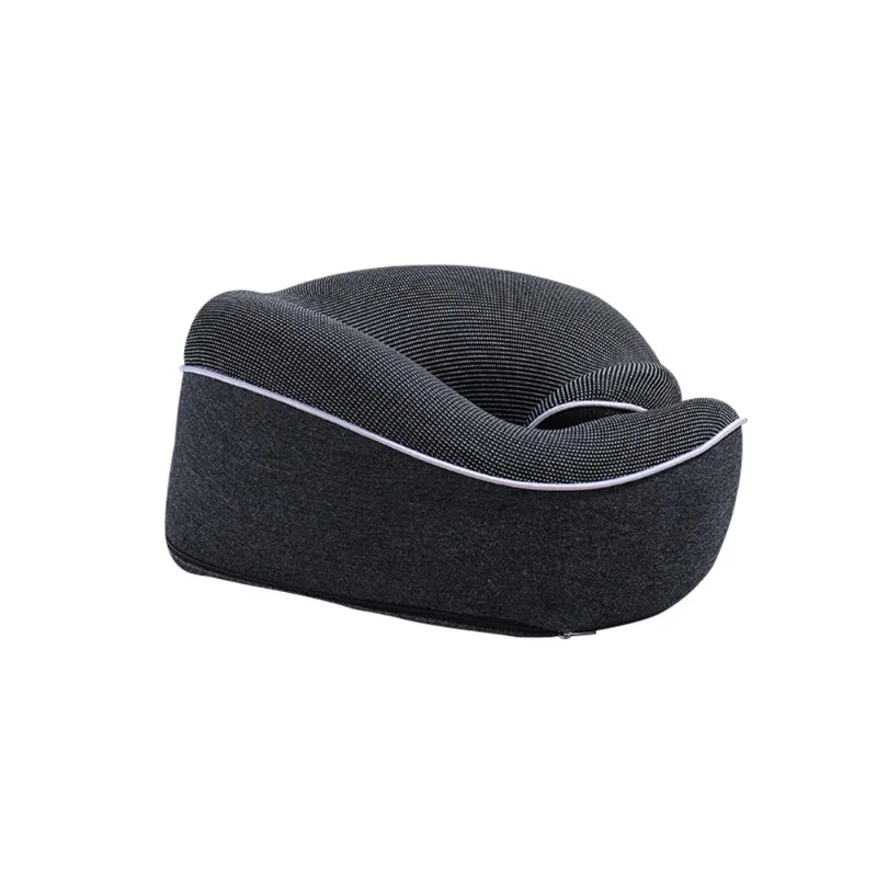 Slow Rebound Memory Foam U Neck Pillow 360 Degree Surround Cervical Support Travel Pillow for Airplane Car Trip