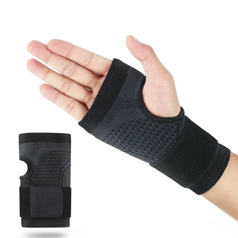 

Knitted Palm Guard Sports Protector for Men and Women Breathable Compression Wrist Support Weightlifting Fitness Gear Anti Slip