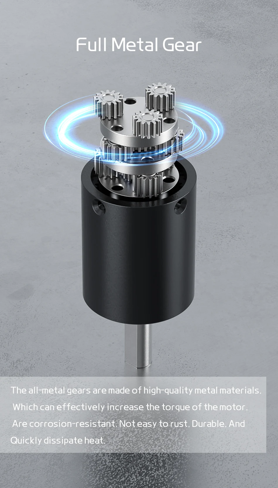 GA24Y-370 Miniatur-Planetengetriebemotor 6V12v24V Geschwindigkeitsregelung Vorwärts und Rückwärts 17RPM-2125RPM Untersetzungsgetriebe Kleiner Motor – Detail 9