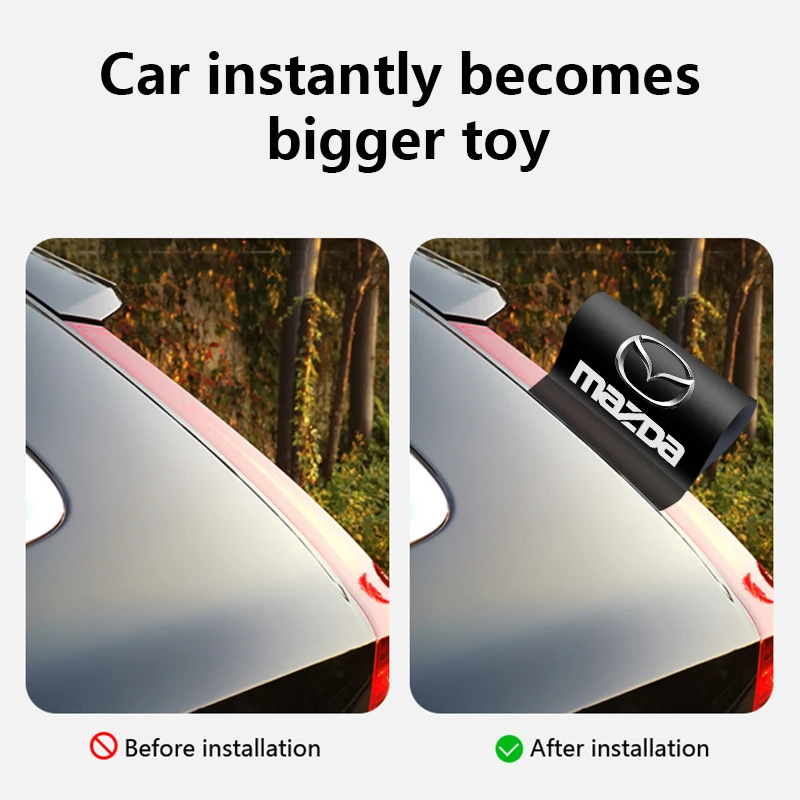 Car creative personality decoration car logo sticker For Mazda 3 6 CX5 2 CX3 CX7 9 30 MX5 RX8 Axela Demio Atenza MS GJI GH BK MP