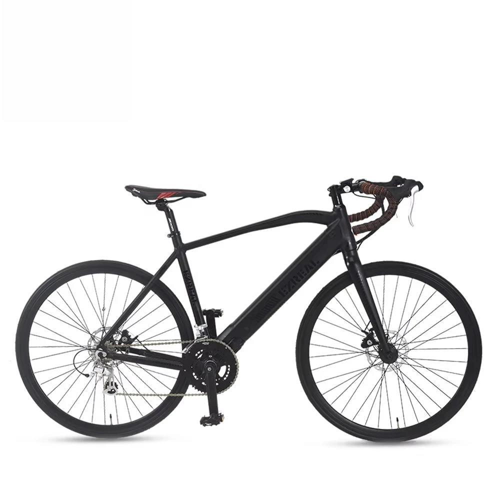 High Quality Electric Racing Bike 250W Mid Motor 36V Road E-Bike with Integrated Battery Aluminum Frame