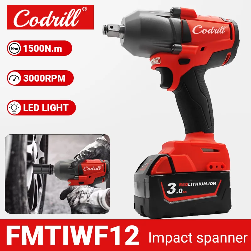 

Для Milwaukee Mid-Torque Impact профессиональный гаечный ключ 18 В литиевая батарея электрический беспроводной высокоскоростной ремонт грузовиков электроинструменты