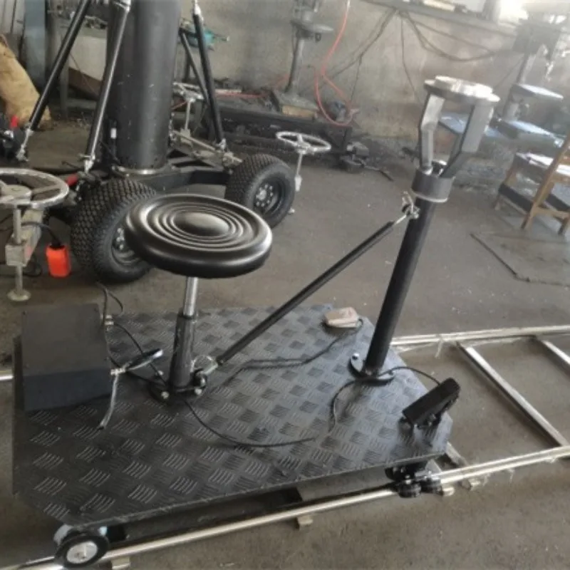 

car film and television equipment track slide rail with bowl mouth with seat special for film and television photography
