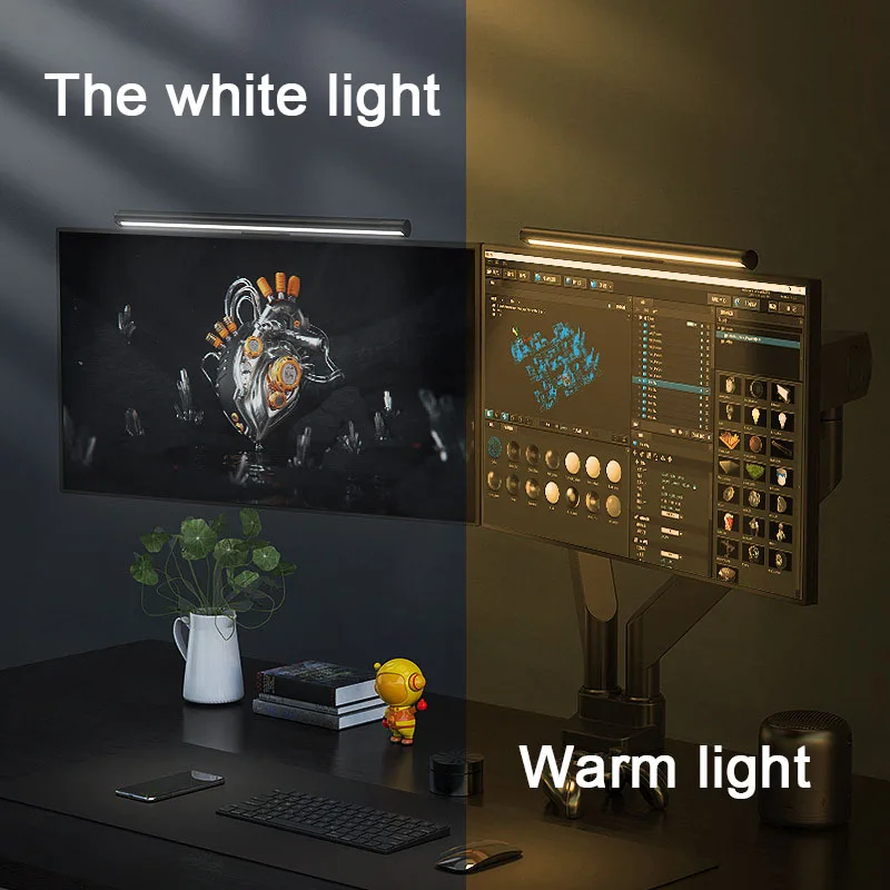 LED rgb nieskończenie przyciemniany ekran monitor komputerowy lampa wisząca interfejs USB ochrona oczu lampka do czytania biurko