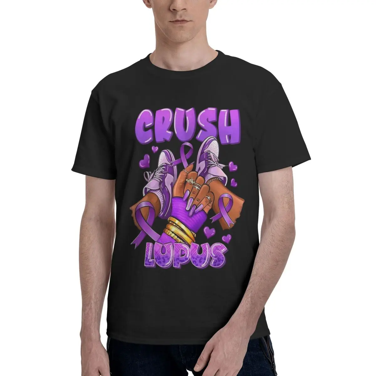 Crush Lupus Awareness Sneakers Motion Tshirt Travel Championship Unique Vintage Eur Size