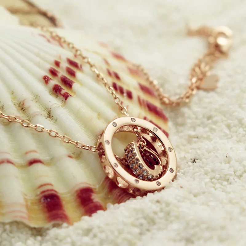 Cute Romantic Heart-Shape Geometric Pendant Necklaces For Women Lovers\' Accessories Neck Jewelry Charming Fashion Best Gift