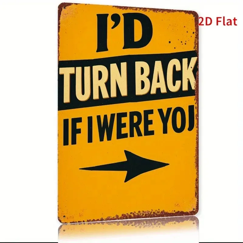 Vintage-Style Wall Sign 