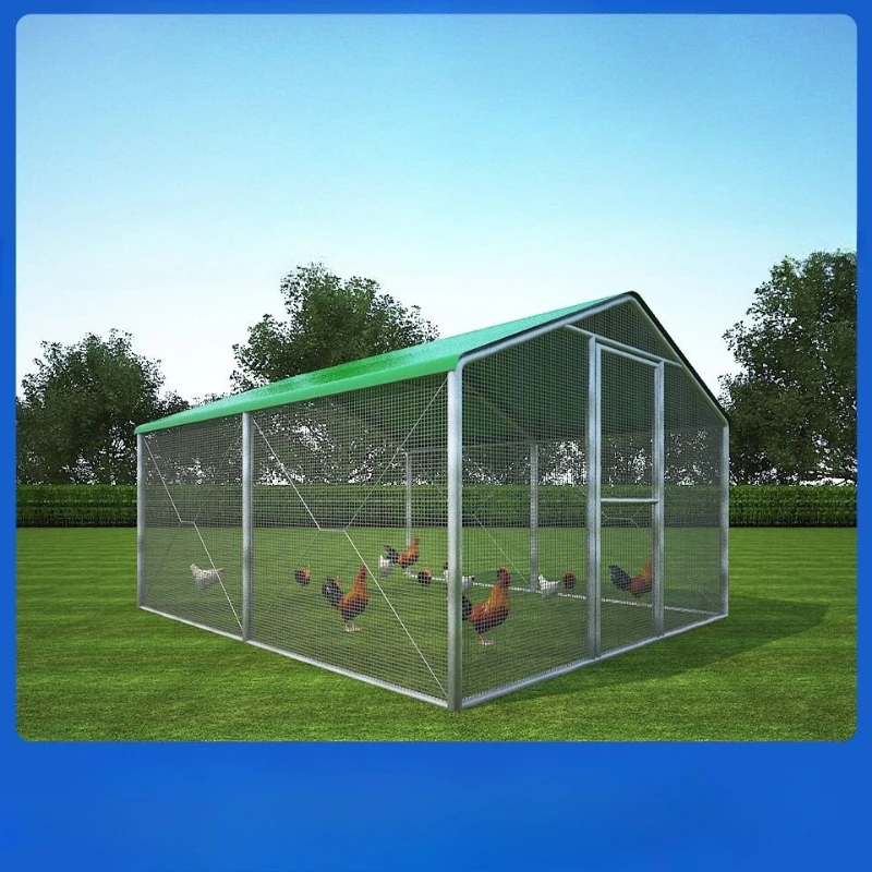 

Chicken shed canopy skeleton chicken house outdoor poultry breeding cage