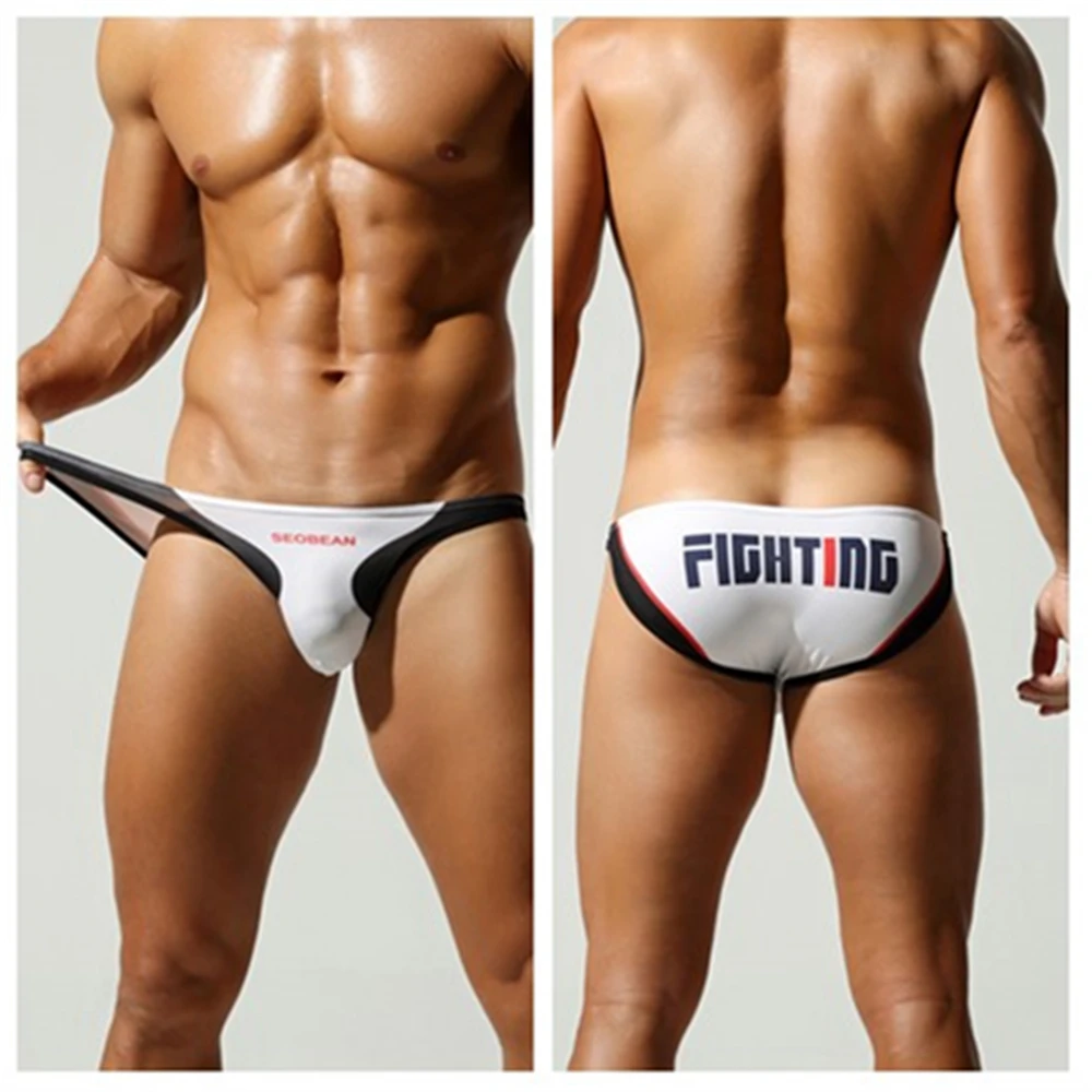

men's summer ice silk thin underwear, cross-border delivery of low-rise sports briefs