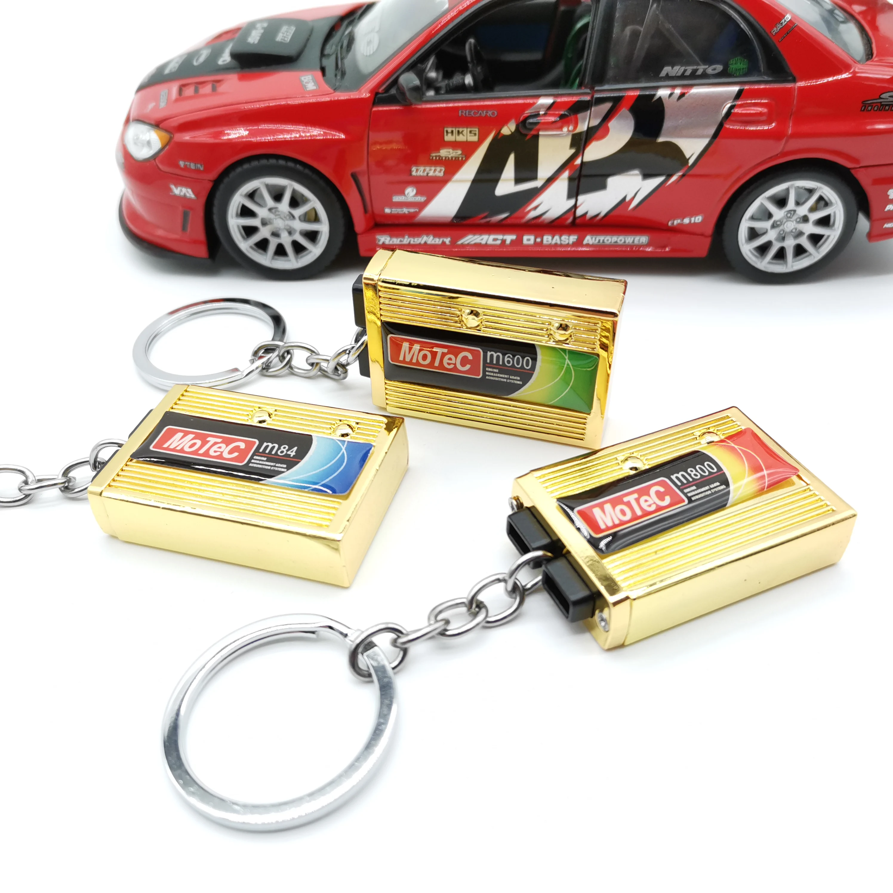 Motec Keyring Car Keychain Metal Pendant For Motec M84 M600 M800 High Pressure Package Engine Battery Hellaflush Turbo Keychain