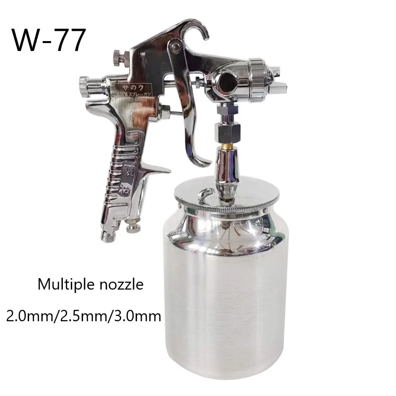 

Japanese Pneumatic Spray Gun W77 Automotive Industrial Spray Gun for Furniture 2.0/2.5/3.0mm Caliber