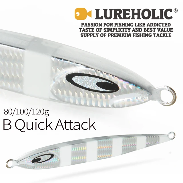 Lureholic C Drunk Walker 80g 100g 120g Dying Fish Falling for Saltwater Sea Fishing Bait BF Lure Metal Jig Belt Fish