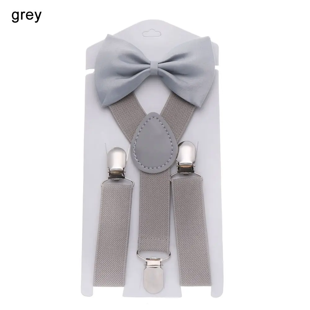 Children's Adjustable Suspenders with Bow Tie