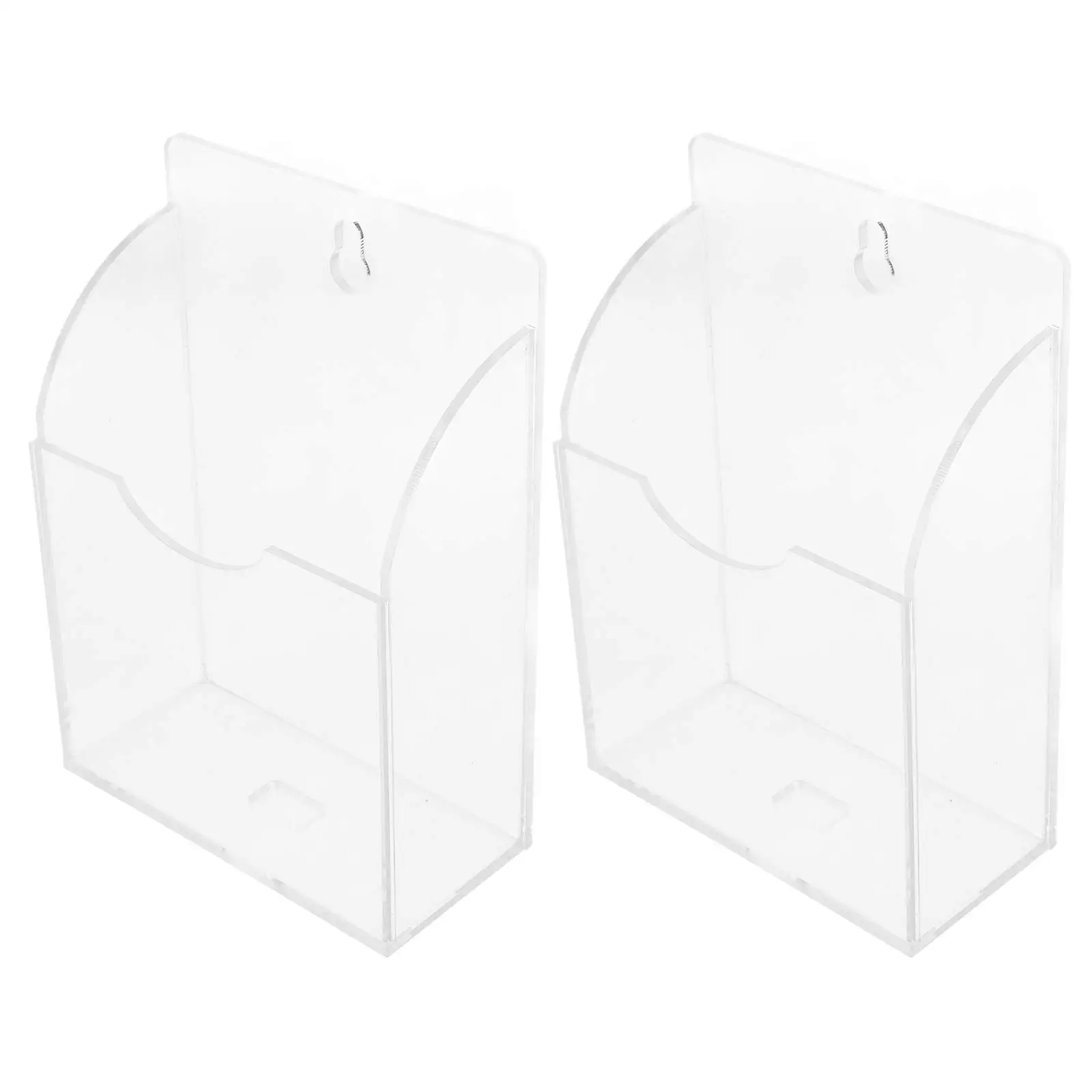 

2pcs Ice Scoop Holder Spoon Organizer Clear Acrylic Kitchen Utensil Rest Counter Spatula Stand Storage Solution