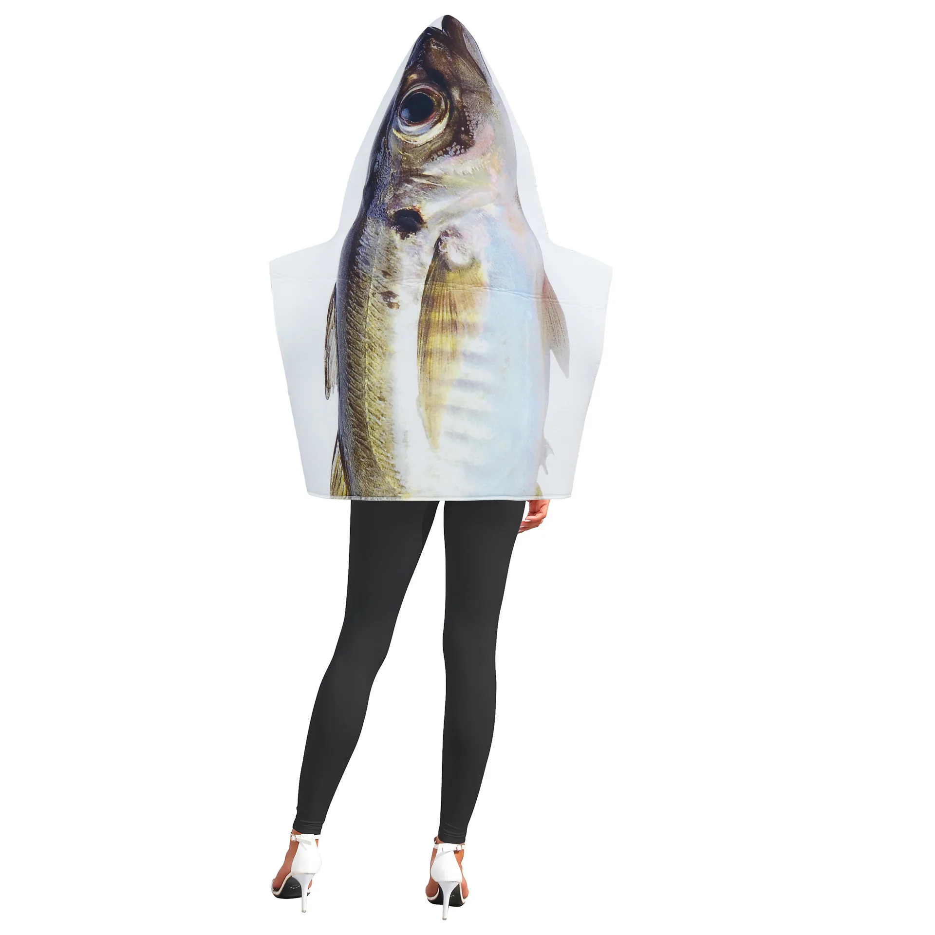 Costume da pesce adulto cosplay per festa di carnevale