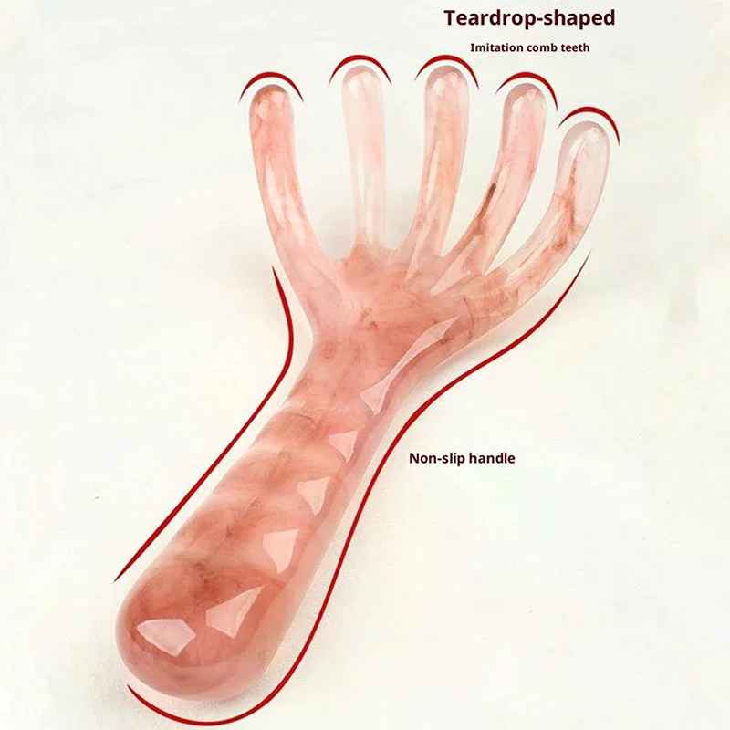 1 قطعة مدلك فروة الرأس الخلفي هرش الرأس المحمولة سبا رئيس مدلك للاسترخاء العميق يمكن استخدامها على كل جزء من الجسم #5
